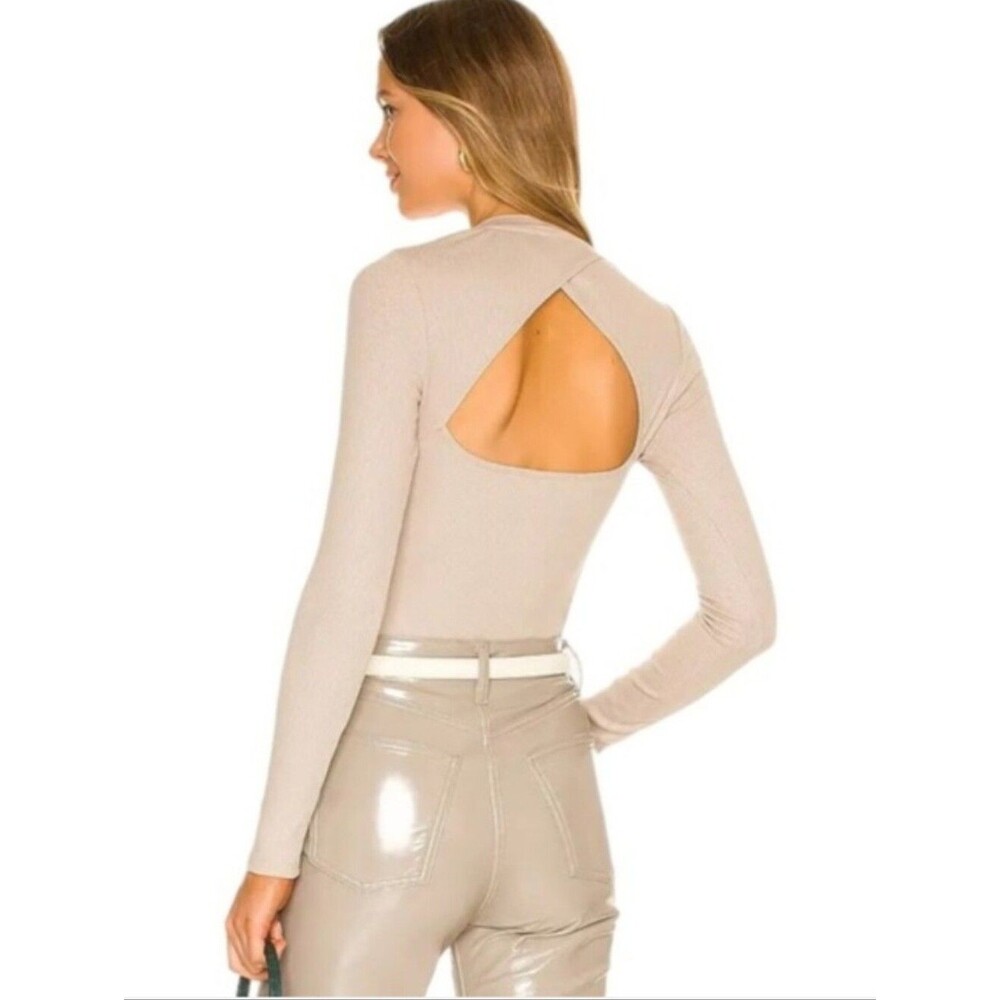 THE RANGE Cutout ribbed Tencel-blend jersey bodysuit